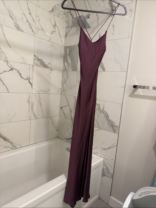 Zara Dresses & Skirts - Zara Plum Spaghetti-Strap Maxi Dress